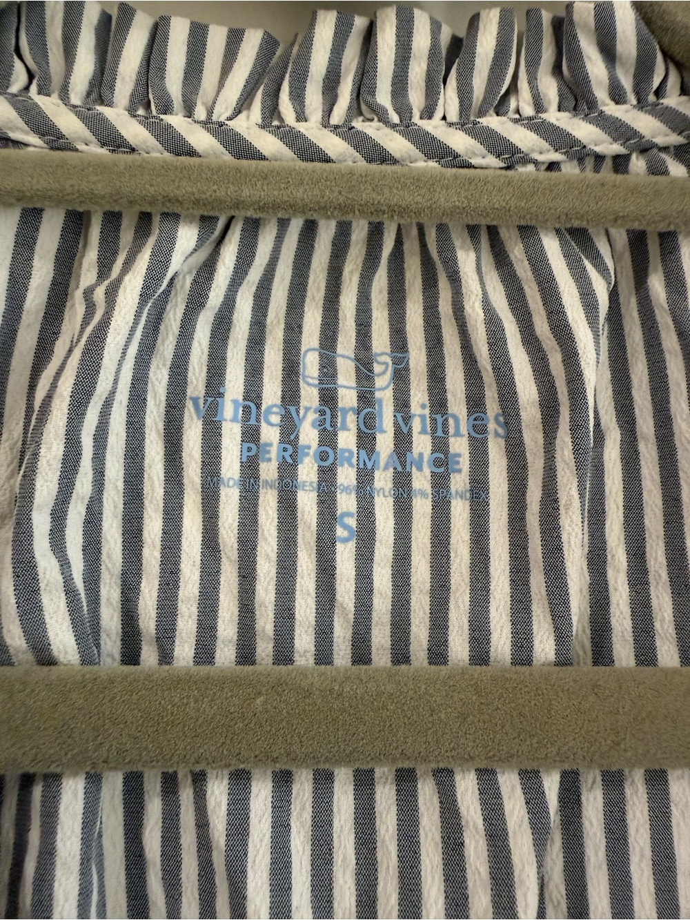 Vineyard Vines Navy and White Striped Performance Dress S - Picture 4 of 5